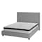 Flash Furniture King Size Lt Gray Fabric Platform Bed & Mattress HG-BM10-44-GG - alternate 7